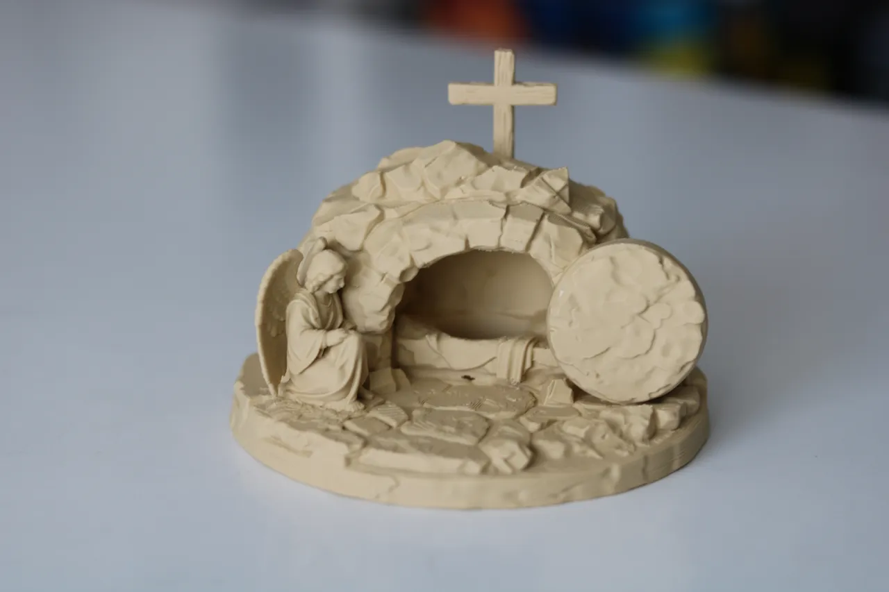 He Is Risen - Tealight Holder view 2