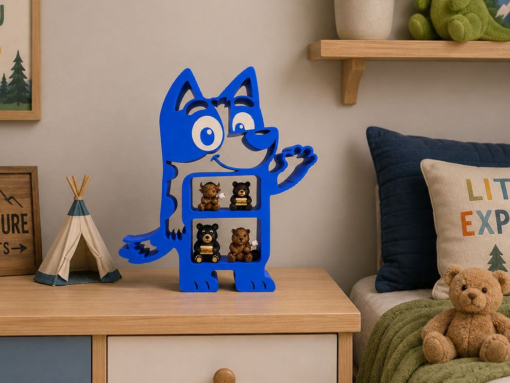 Bluey Kids Scalable Shelf - 1