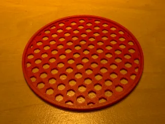 Parametric Hex Coaster - Customizable Size