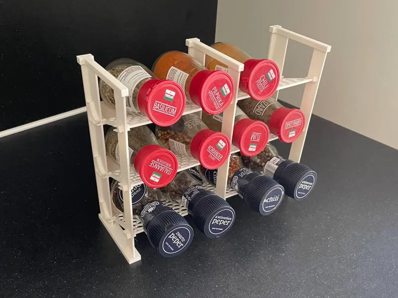 Modular spice rack (no glue)