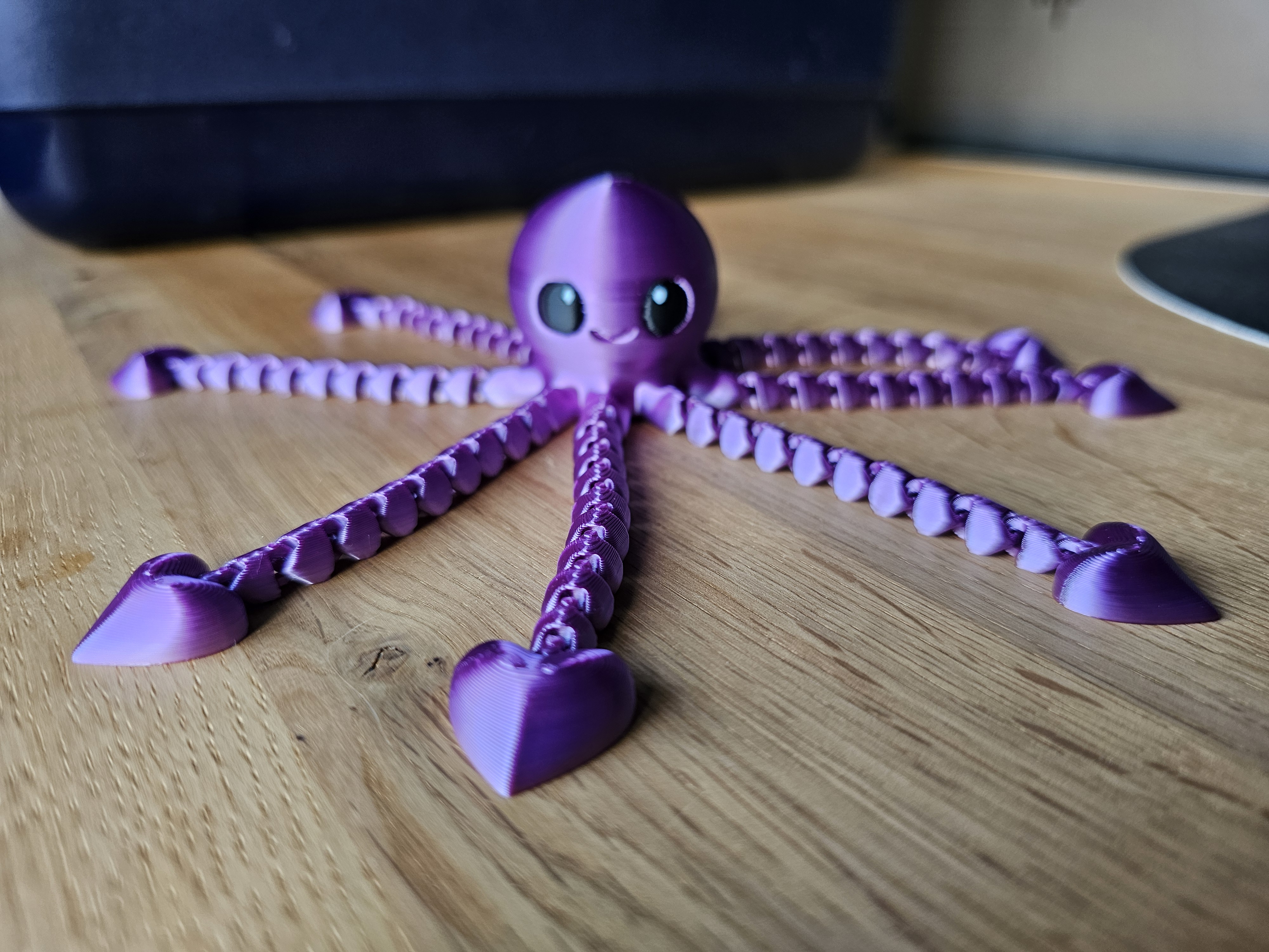 Miniatura 2 do modelo 3D Cute Octopus Articulated