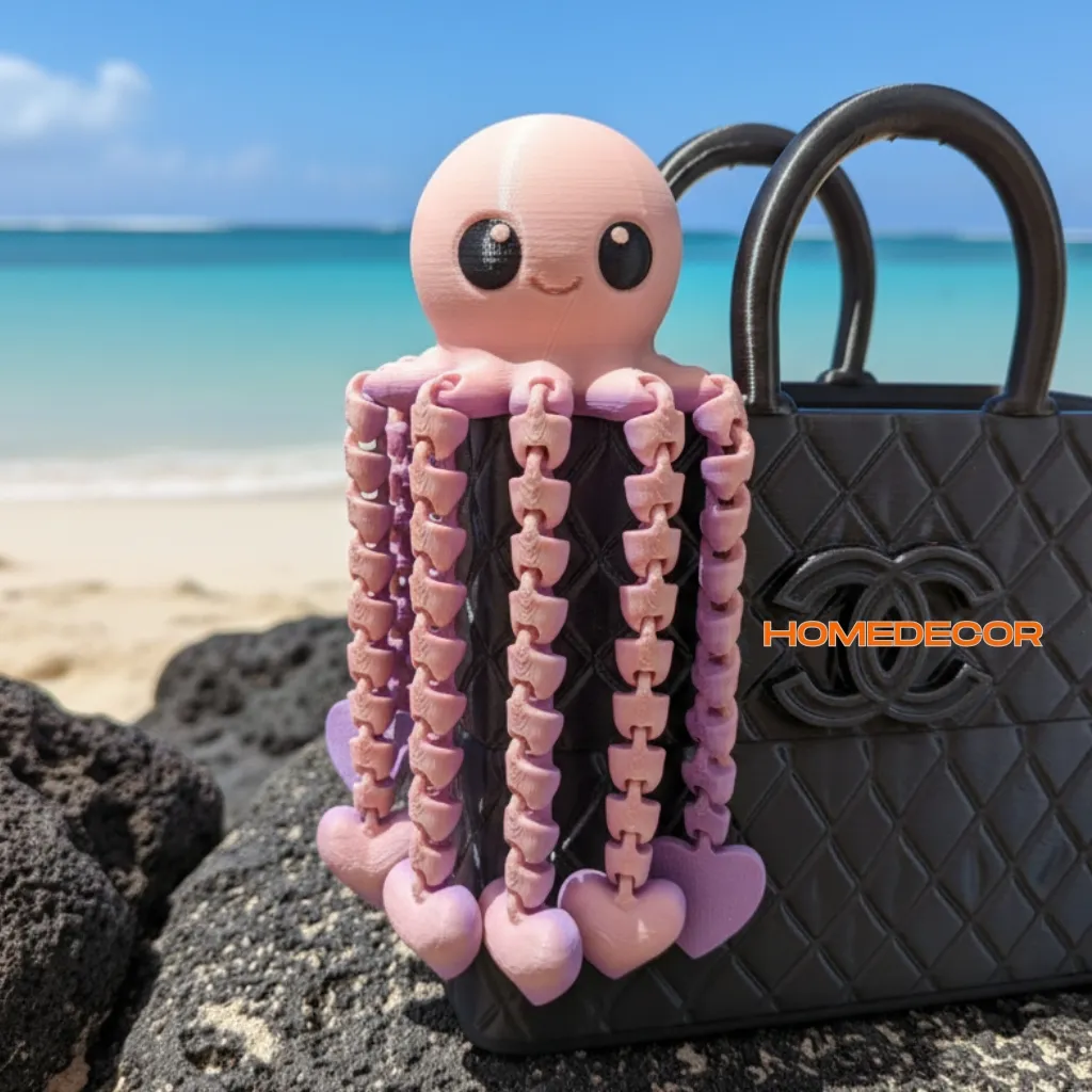 Cute Octopus Articulated view 2