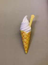小米冰淇淋,单色,需自己涂色