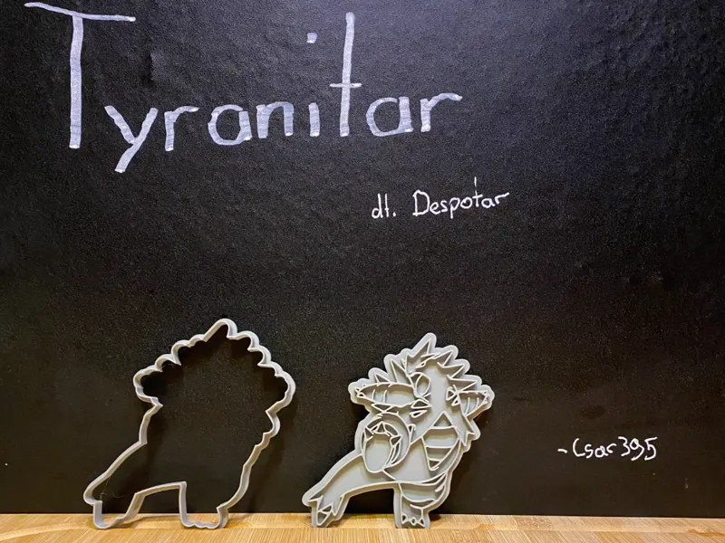 Tyranitar Plätzchenausstecher + Stempel