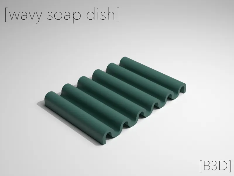 [wavy soap dish]