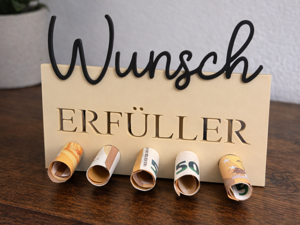 Geld-Geschenk "Wunscherfüller"