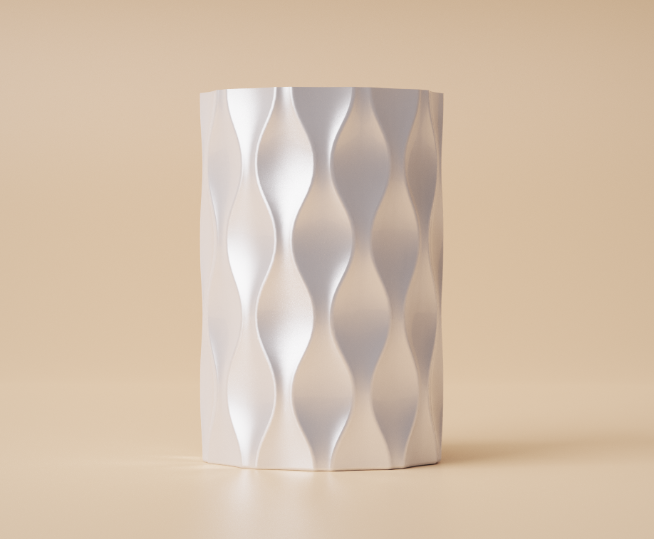 Miniatura 2 do modelo 3D 4款 简约丝绸笔筒“质感超棒”