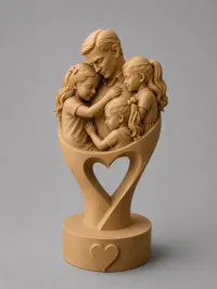 Father and Three Daughters