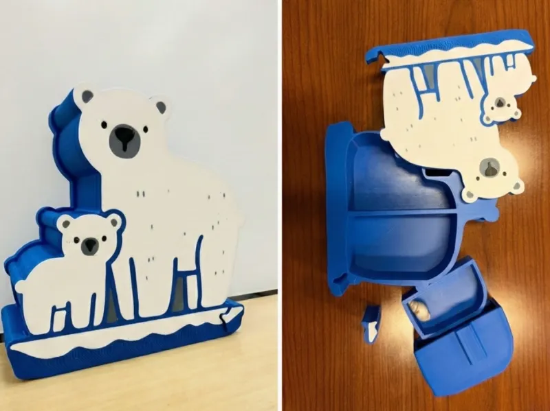 Polar Bear Puzzle Box