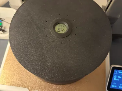 Filament drying cover for A1 with hygrometer