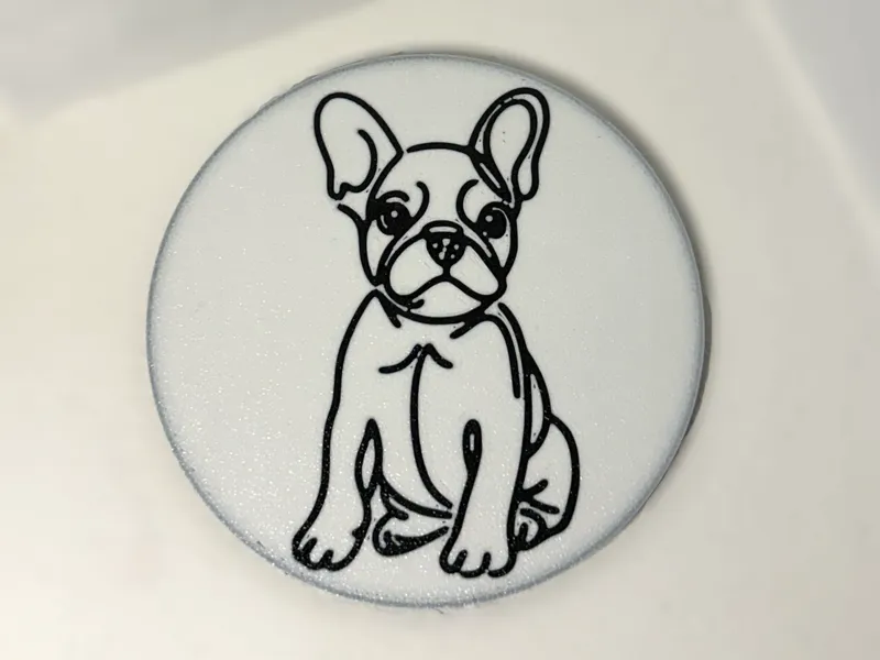 Cute French Bulldog Coaster