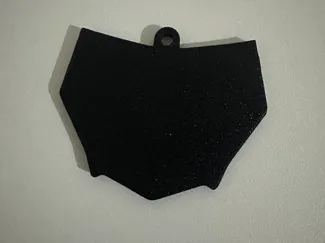 Mini Motocutz plate keychain