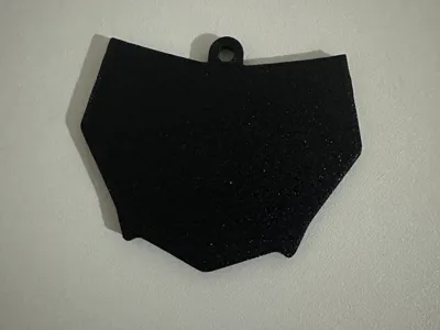 Mini Motocutz plate keychain