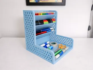School organizer for pens, pencils, crayons