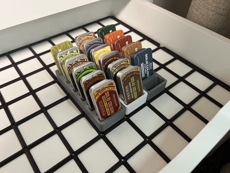 Solid Cologne Holder | Gridfinity Storage