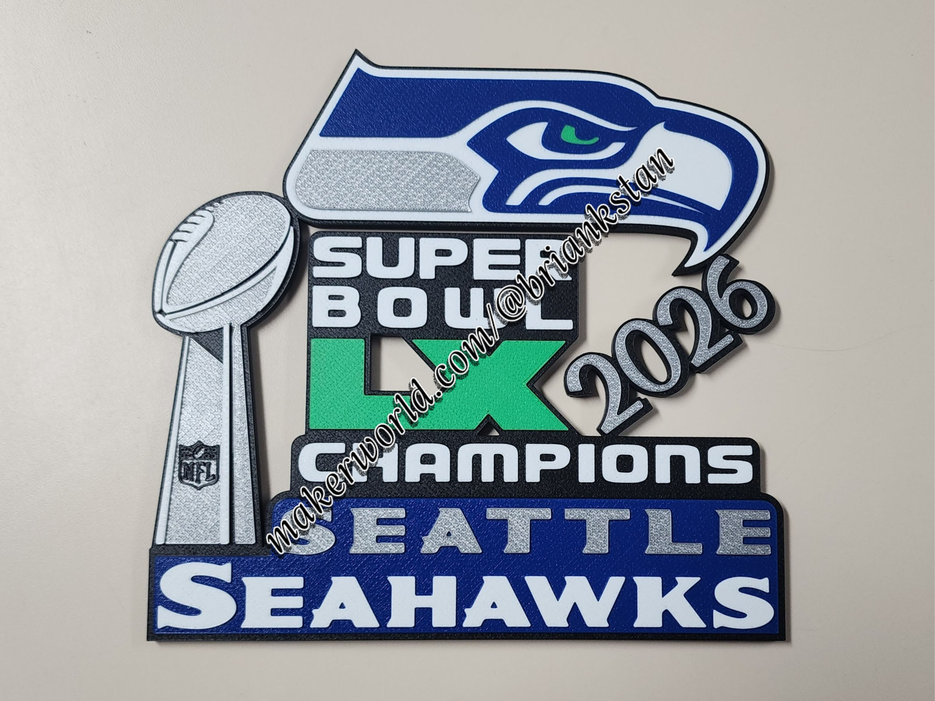 Seattle Seahawks Superbowl Champions 2026