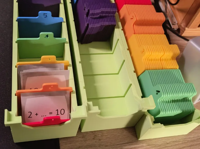 Leitner Box - Free 3D Print Model - MakerWorld