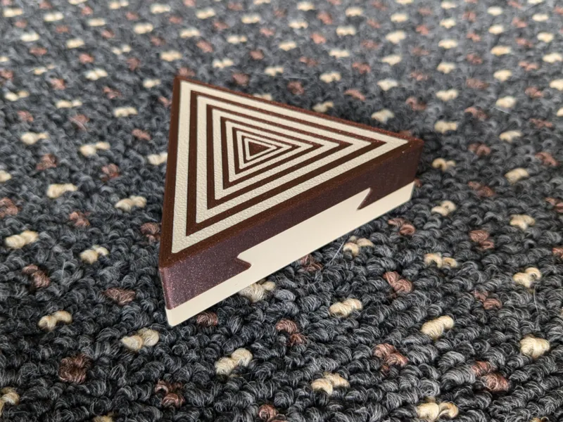 Dove Tail Triangle Puzzle Box
