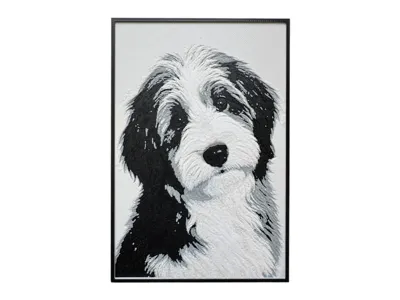 Bearded Collie Puppy Wall Art