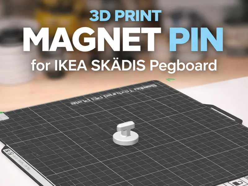 Magnet Pin for IKEA SKÅDIS Pegboard