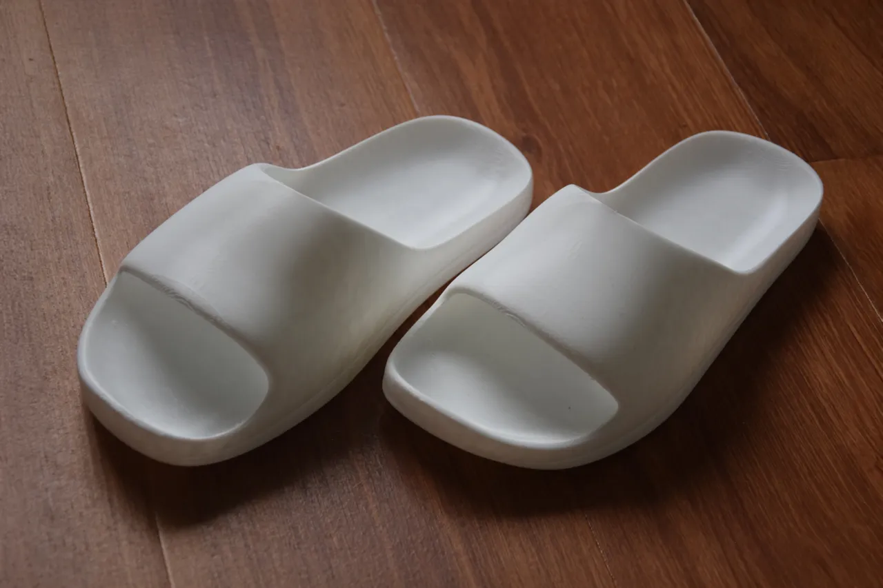Slide Shoes (Adilette) - Fully 3d-printed view 3