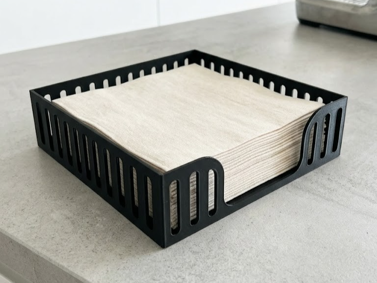 Modern Slotted Napkin Holder