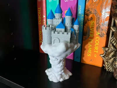 Cloud Castle Bookshelf Decor