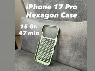 iPhone 17 Pro Case Hexagon + Camera Bump