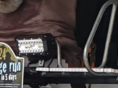 Lamp holder roof rack