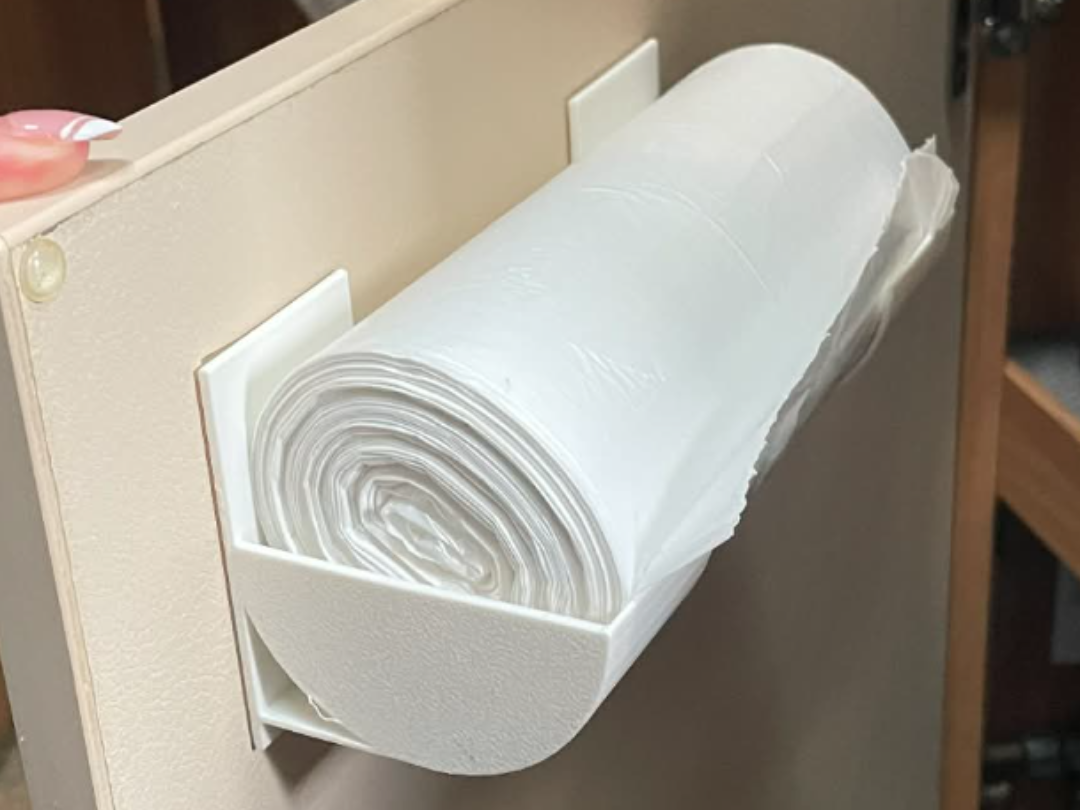 Bin Bag Holder for Cupboards 3M Strip Compatible 