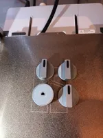 4 x knobs - Hob/Stove Top - 2 colours 40mmx40mmx24mm