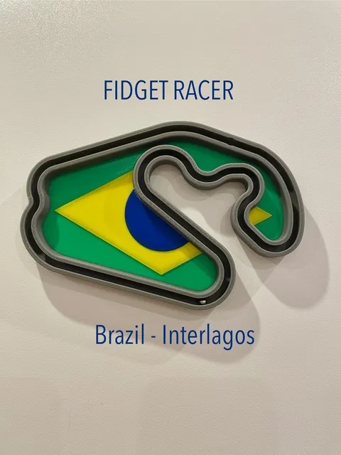 Fidget Racer FIDGET RACER - SERIES - BRAZIL - INTERLAGOS by Blackcatz3D MakerWorld ...