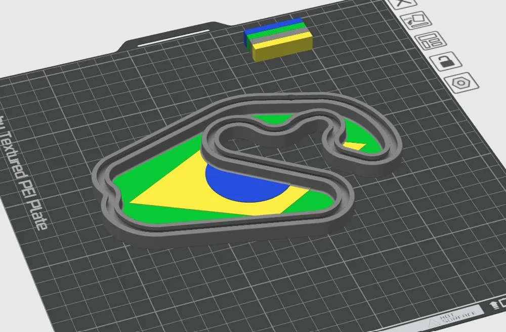 Fidget Racer FIDGET RACER - SERIES - BRAZIL - INTERLAGOS by Blackcatz3D MakerWorld ...