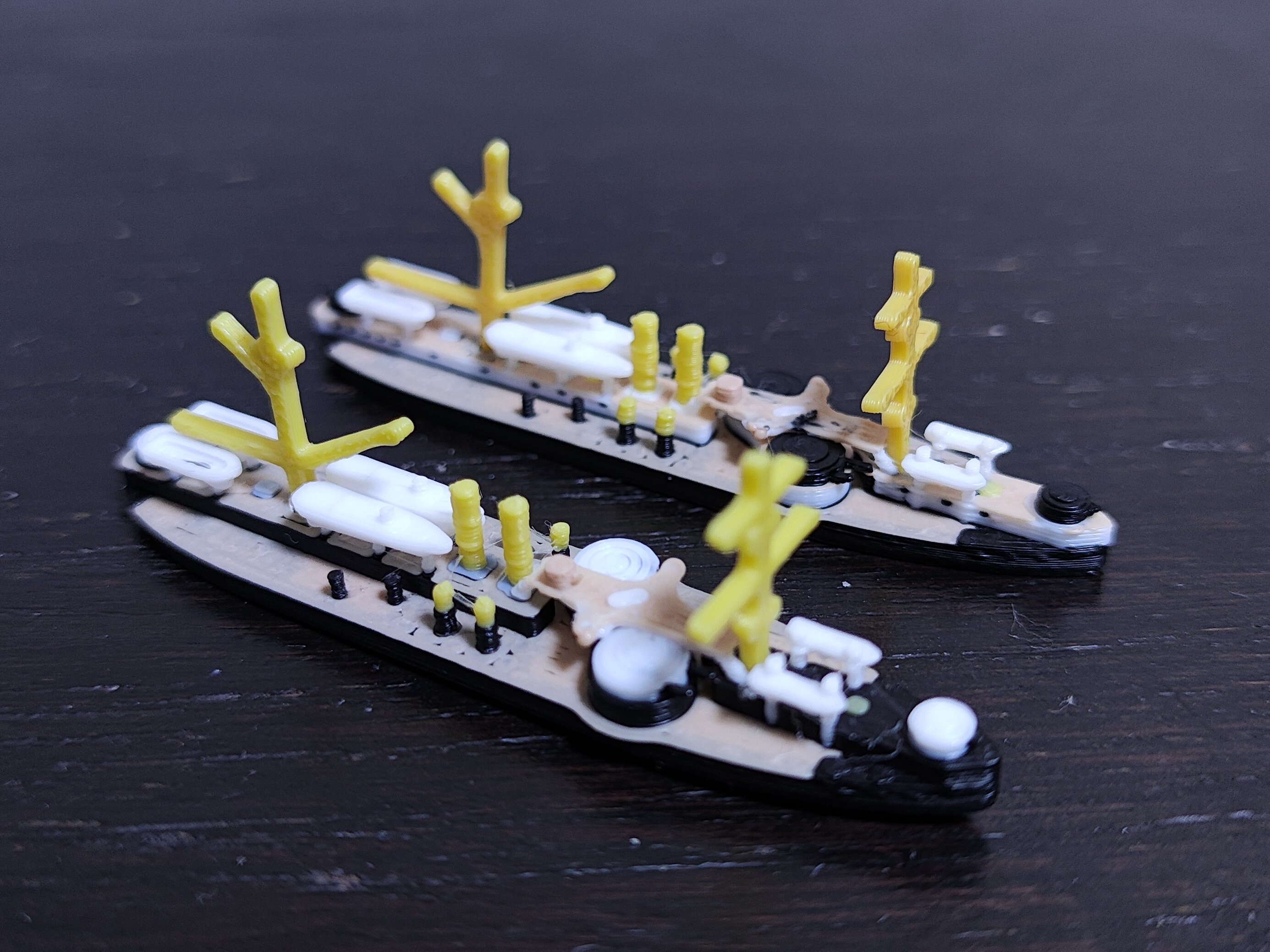Miniatura 2 do modelo 3D 定远舰 镇远舰 1：2000