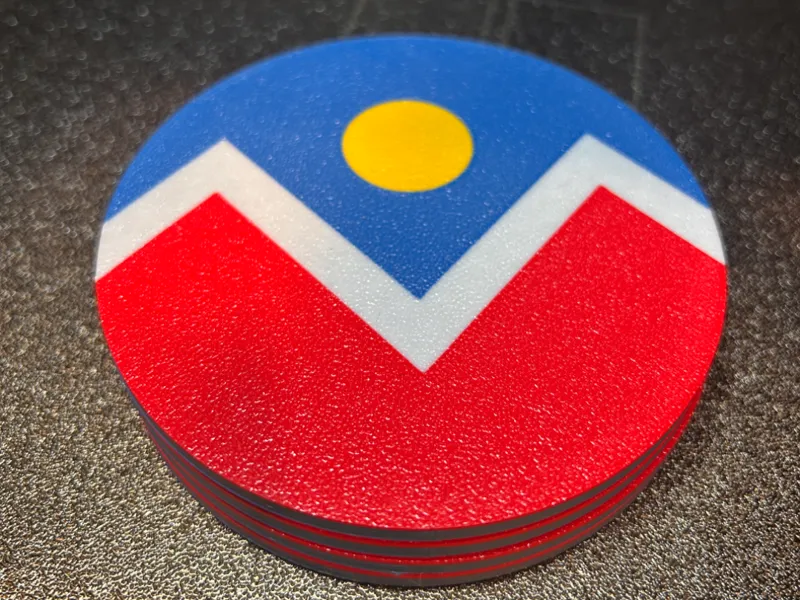 City of Denver Flag Coaster