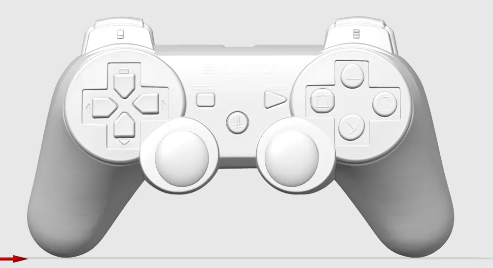 Sony PlayStation 3 DualShock Controller Replica - Free 3D Print Model ...