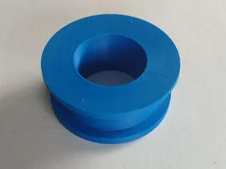 Gummizylinder mit geradem Loch