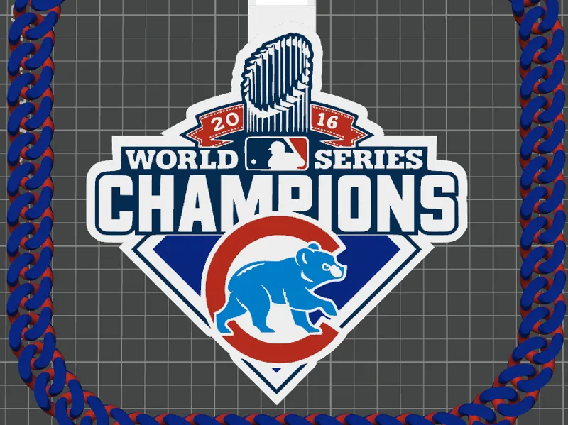 Cubs World Series Champions Cuban Style Hype Chain