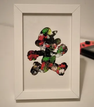 Super Mario Poop purga - IKEA RÖDALM - 10x15 cm