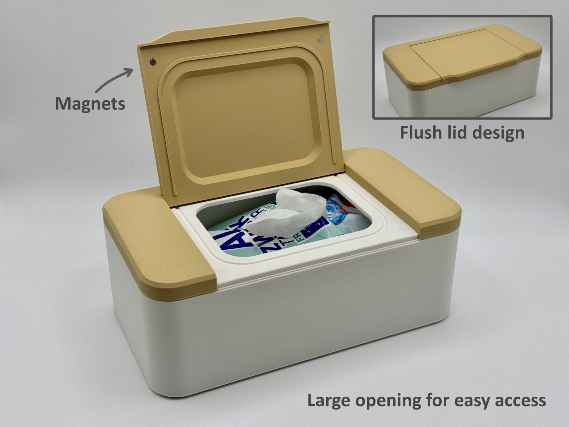 Wet Wipes Box – Clean Look & Easy to Use - 1