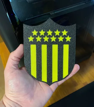 Escudo Club Atlético Peñarol Uruguay -Modelo Nuevo
