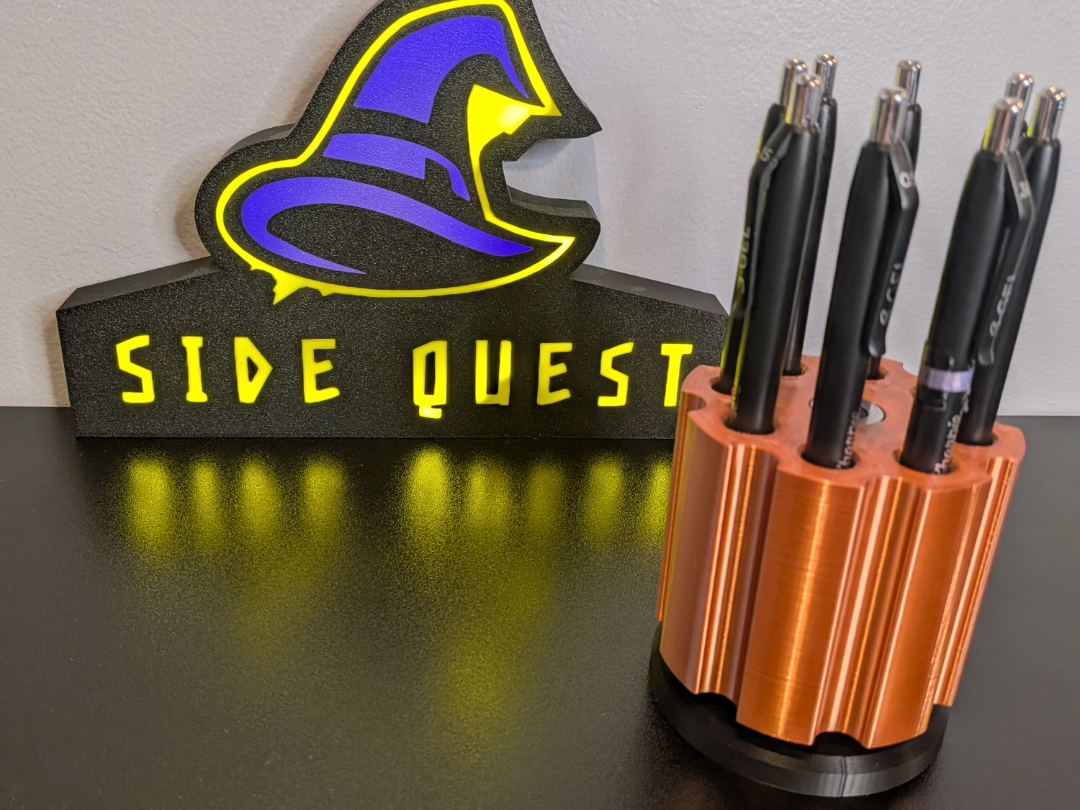 8-Slot Rotating Pen Holder