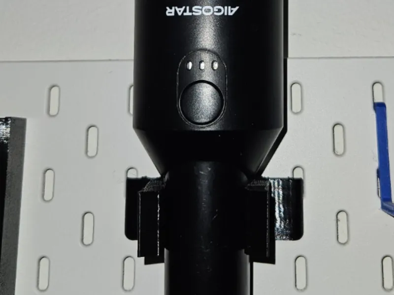 IKEA skadis vacuum mount for handheld vacuum
