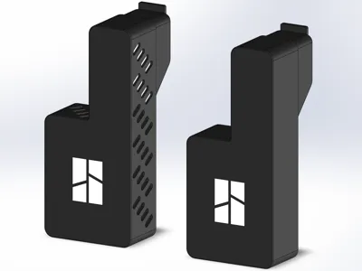 Magnetic Poop Bin for X2D, P2S [medium]