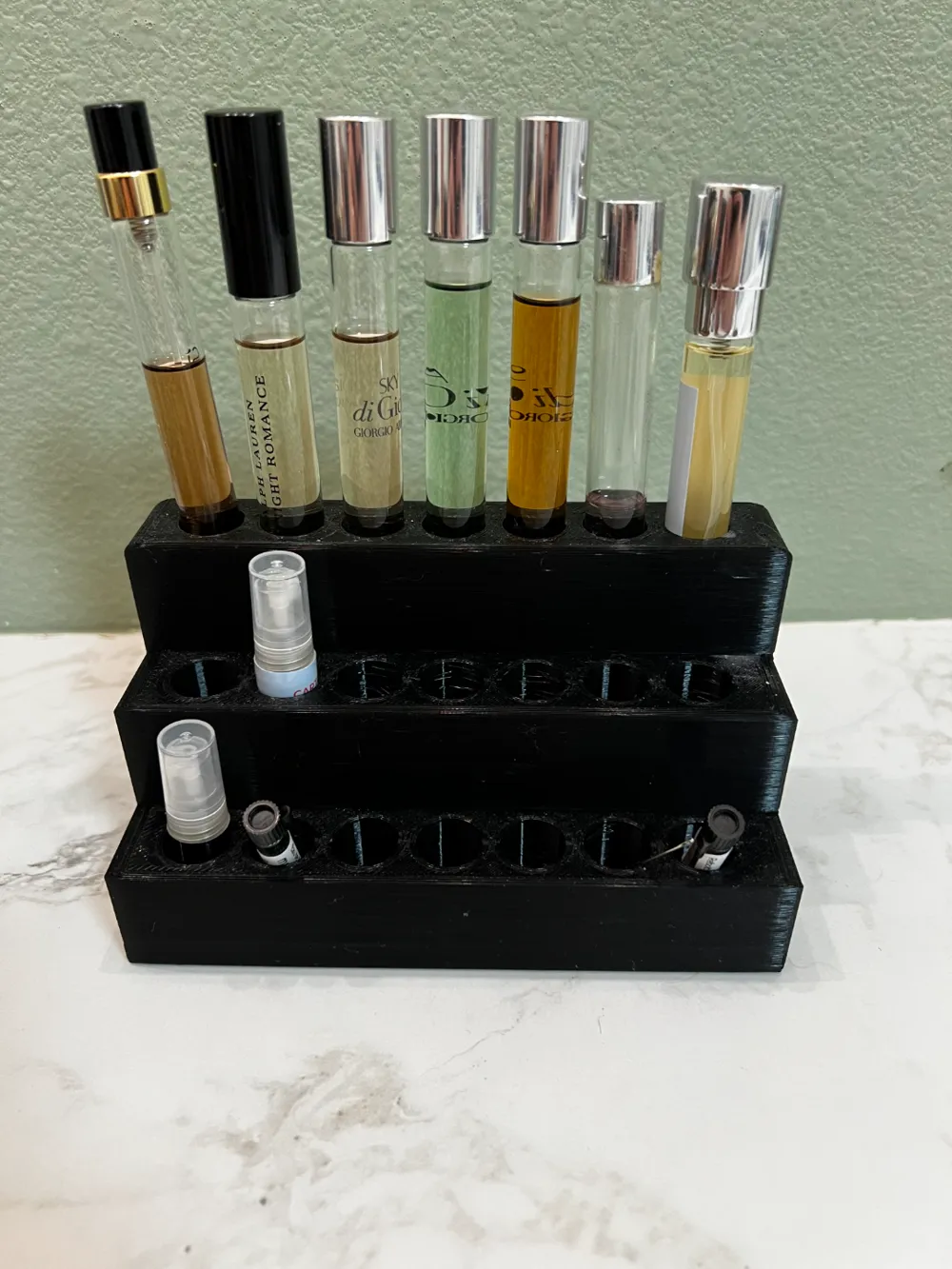 21 vial cologne/perfume sample holder by davahoy MakerWorld
