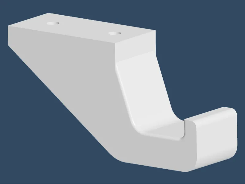 Strong under table bag hanger