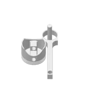 Support casque en forme de piston — photo 3