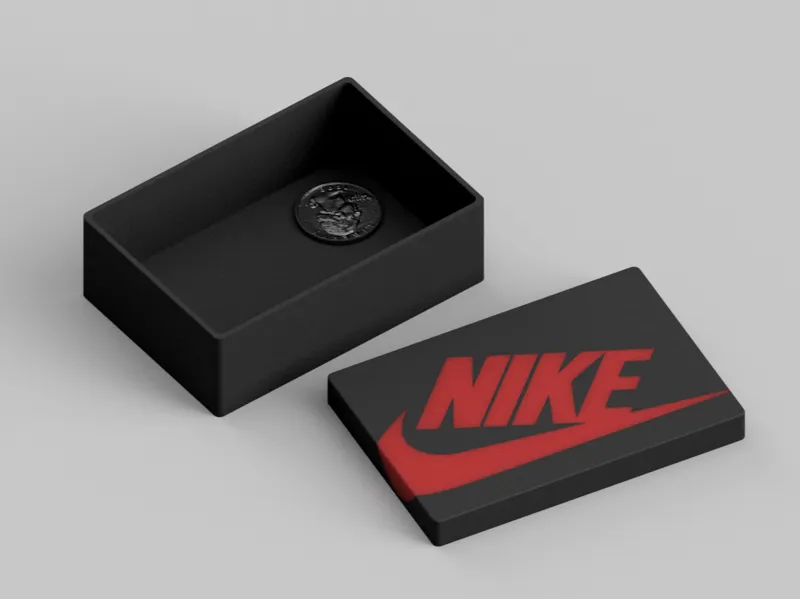 AMS Mini Nike Jordan 1 Shoe Box (Fits Gift Cards)
