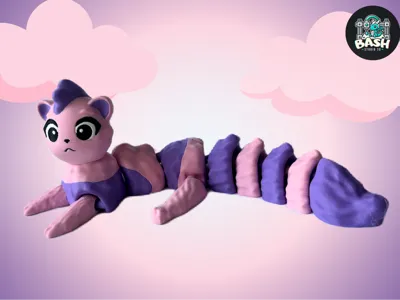 Articulated Chibi Ferret