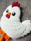 Full color chicken on separate plates